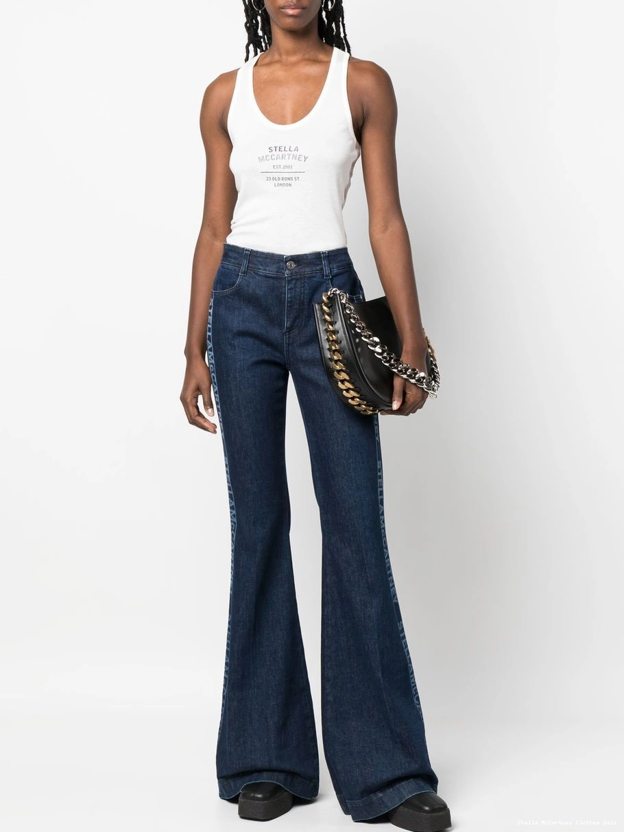 Affordable McCartney Women racerback top logo-print Stella 0821